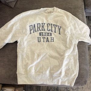 Park city Utah vintage crew neck